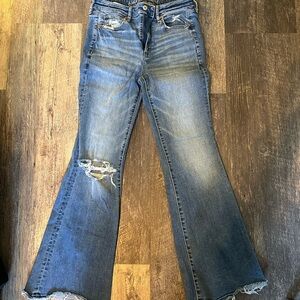 American Eagle Outfitters Blue Flare Jeans